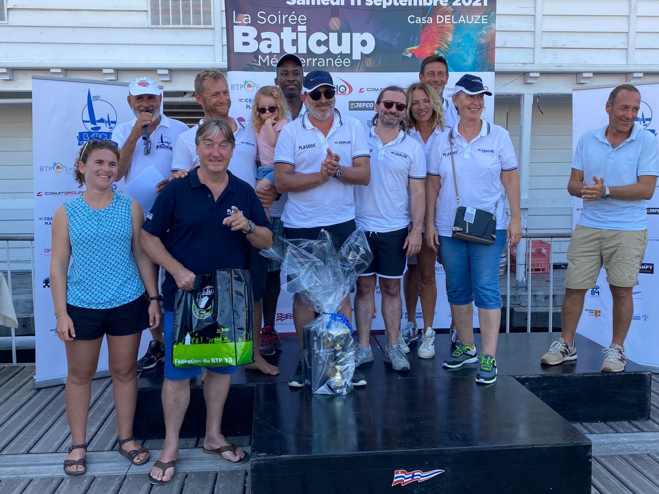 Plasdox sponsor partenaire du bateau Cealac pour la Baticup