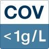 Logo, picto COV < 1gr/L